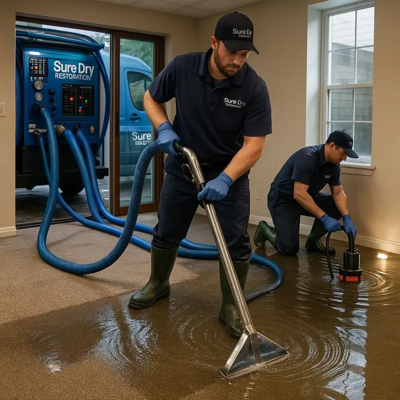 Water Extraction and Removal process in Bryan County, GA